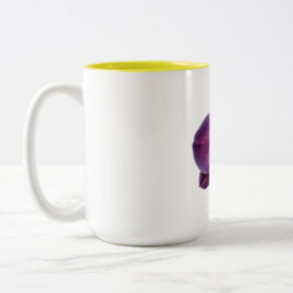 Fredlig Zen Blommig Kaffemugge Två-Tonad Mugg