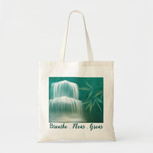 Fredlig Zen Waterfall Tote Bag Tygkasse