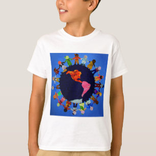 Fredliga barn, värld runt Shirt T-shirt