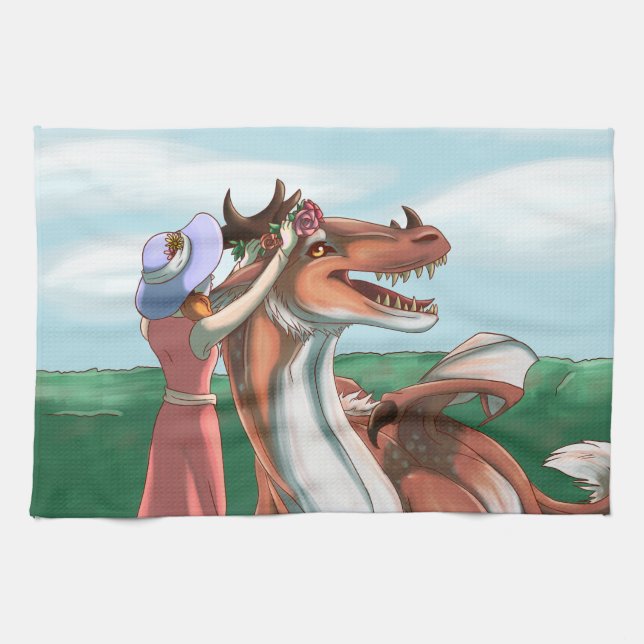 Fredliga dagar kökshandduk (Horisontell)