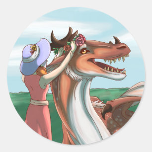 Fredliga dagar runt klistermärke