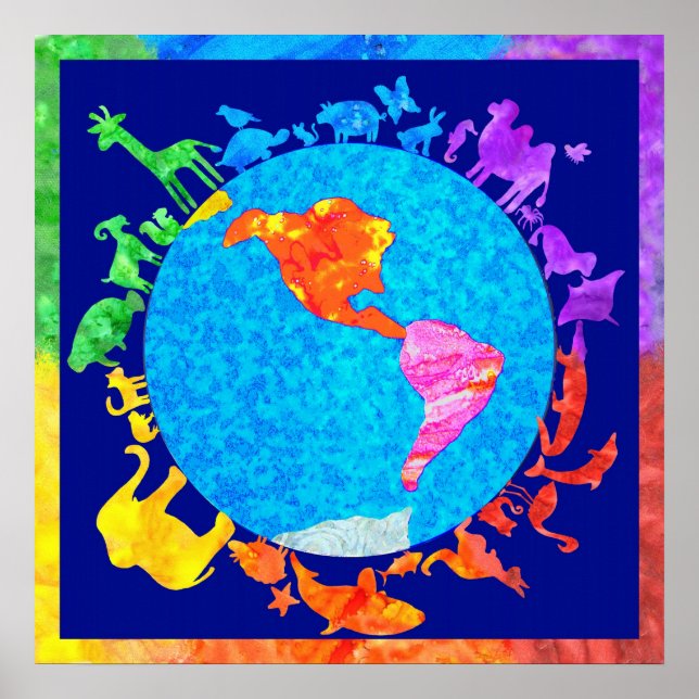 Fredliga djur Poster (Framsidan)