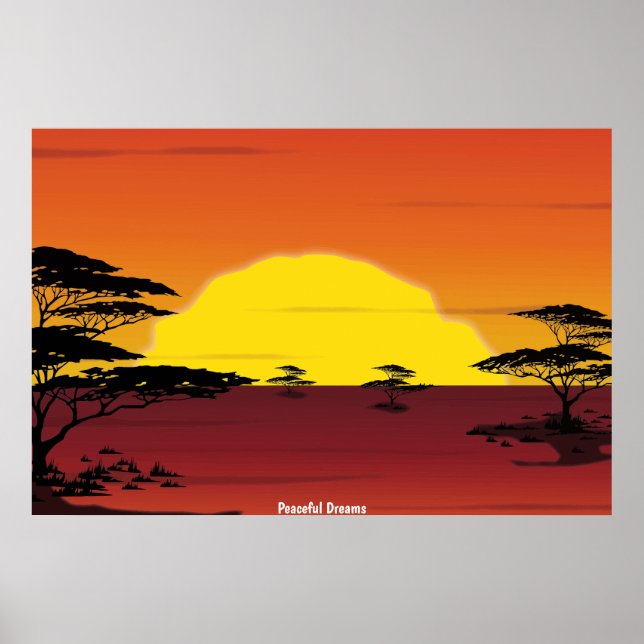 Fredliga drömmar Poster (Framsidan)