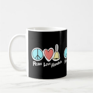 Fredliga handklockor i Kärlek för Ringers T-Shirt Kaffemugg