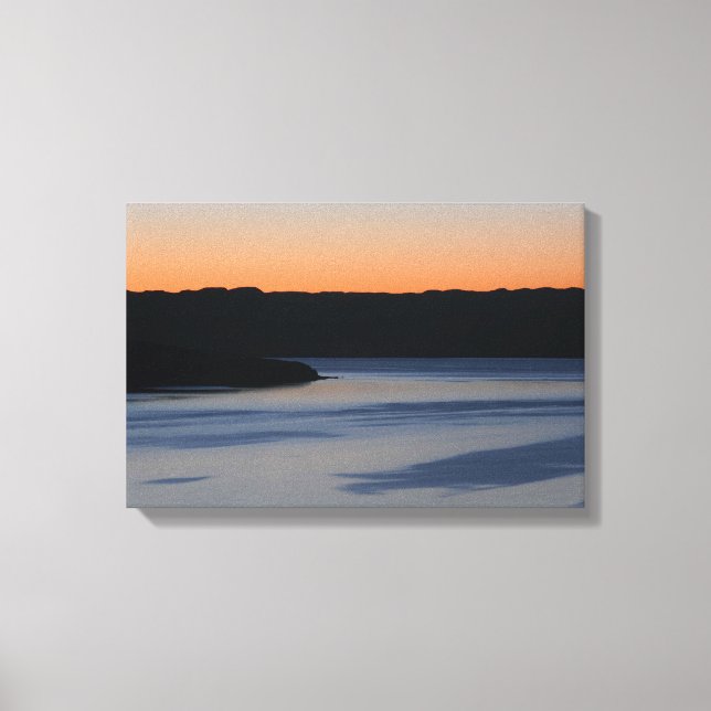 Fredliga hav Loch Slapin Isle of Skye Canvastryck (Framsida)