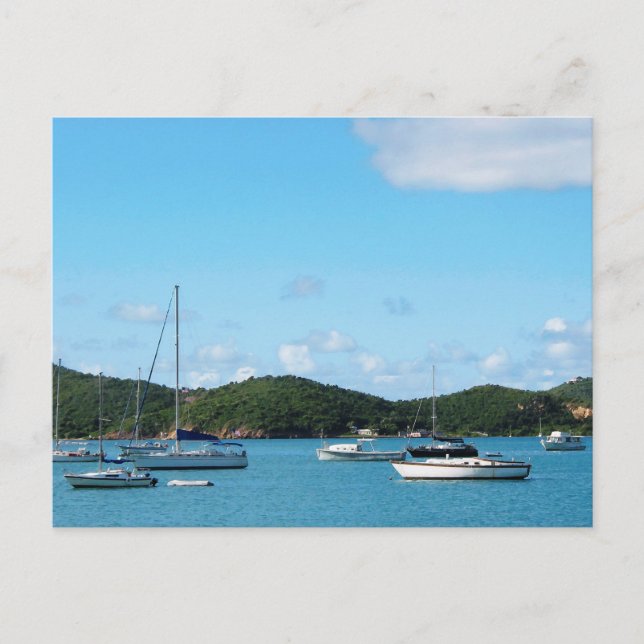 Fredliga havet St. Thomas Vykort (Framsida)