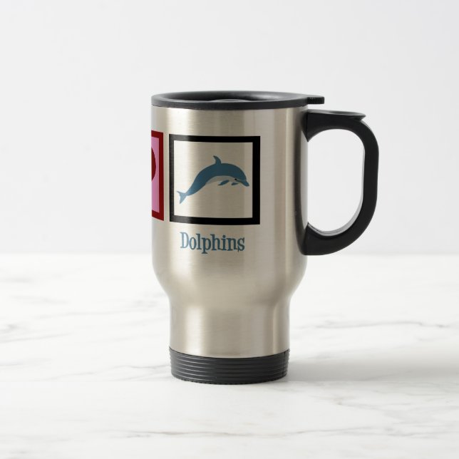 Fredliga Kärlek-delfiner Resemugg (Höger)