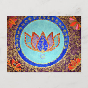 Fredliga Lotus Dreams Vykort