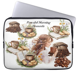 Fredliga Morgonstunder Handduk Laptop Fodral