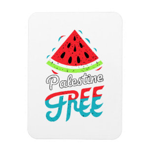 Fredliga skiffer Watermelon Free Palestine - Suppo Magnet