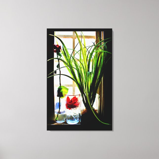 Fredliga växter canvastryck (Framsida)