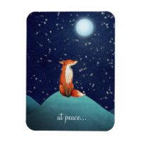 fredligt ~ Charming Fox Sitta under en hel måndag