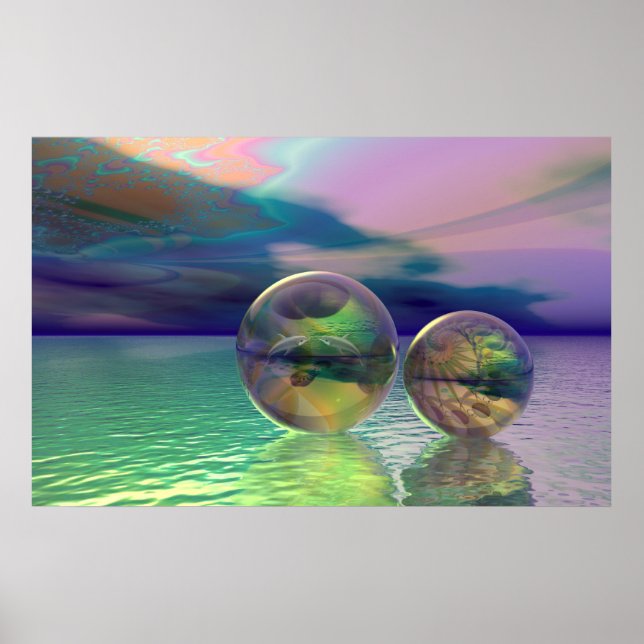 Fredligt hav poster (Framsidan)