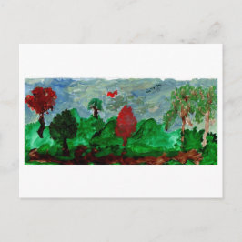 Fredligt liggande vykort