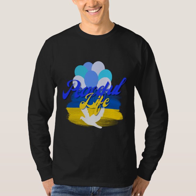 Fredligt liv t shirt (Framsida)