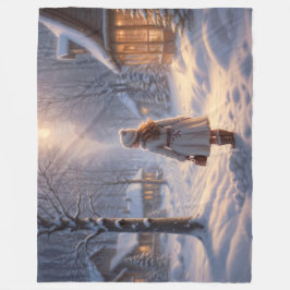 Fredligt, nattvarigt hem fleecefilt