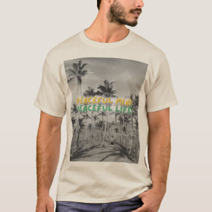 Fredligt sinne, fredligt liv   Zen T-Shirt