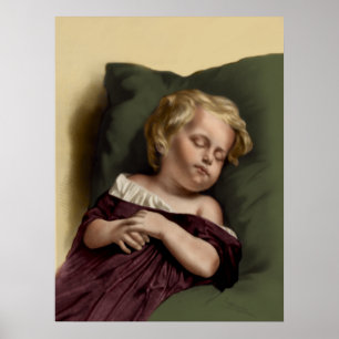 "Fredligt viloläge" Vintage affisch