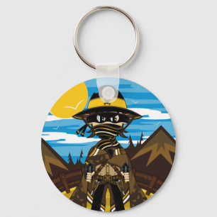 FredlösskalleCowboy Keychain Nyckelring
