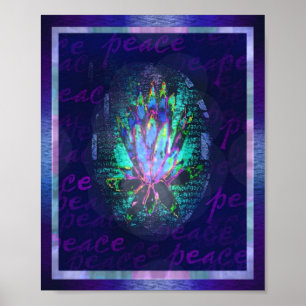 Fredlotusblomma Poster