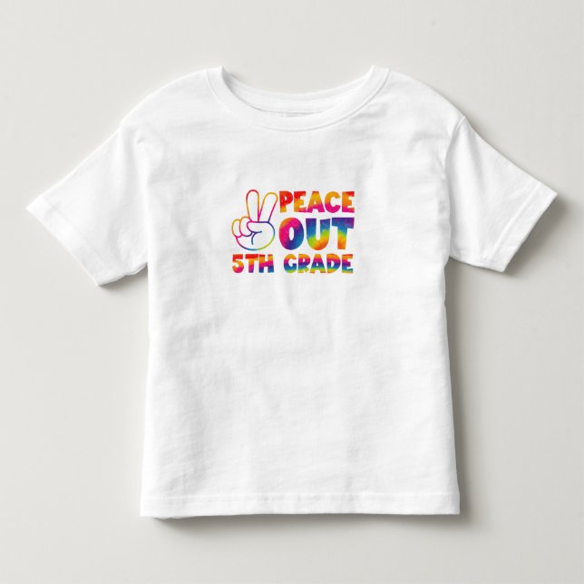 Fredning ut femte Klass-titel, förra dagen, femte  T Shirt (Framsida)