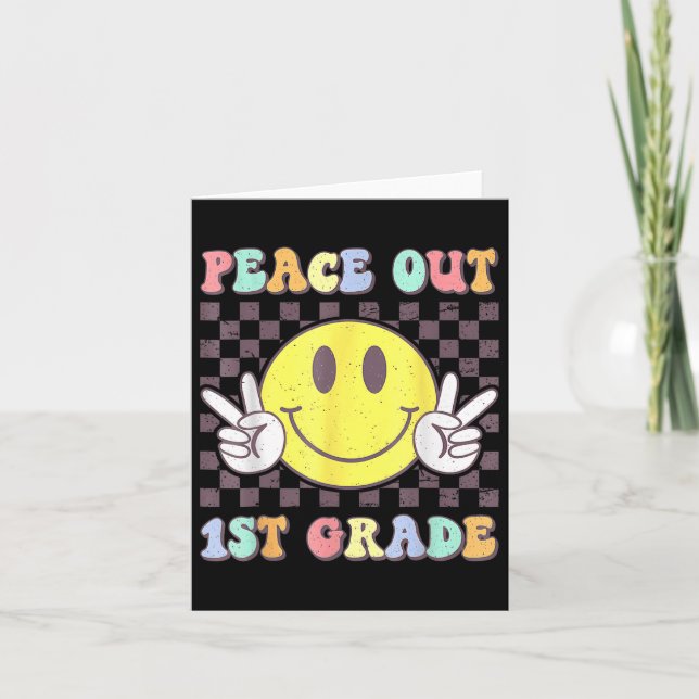 Fredning ut första Klass i Cute Groovy, första dag Kort (Framsida)