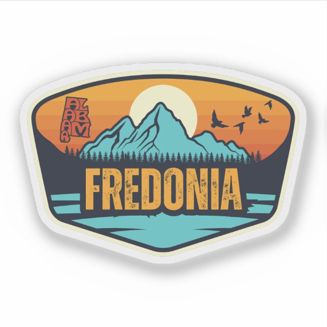 Fredonia, Alabama Klistermärken (Framsida)