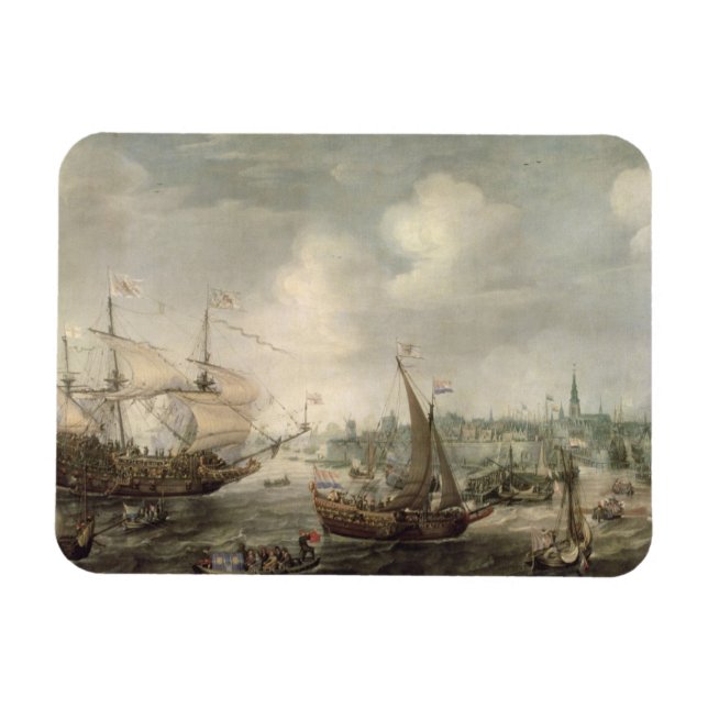 Fredrick V ankomst till Vlissingen 1613 (o Magnet (Horisontell)
