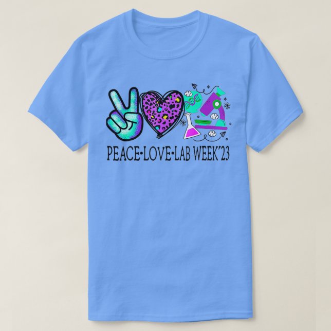 Fredrik Kärlek Lab Vecka 2023 Laboratorieknologi T Shirt (Design framsida)