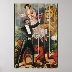 Fredrik The Underbar Vintage Magic Poster