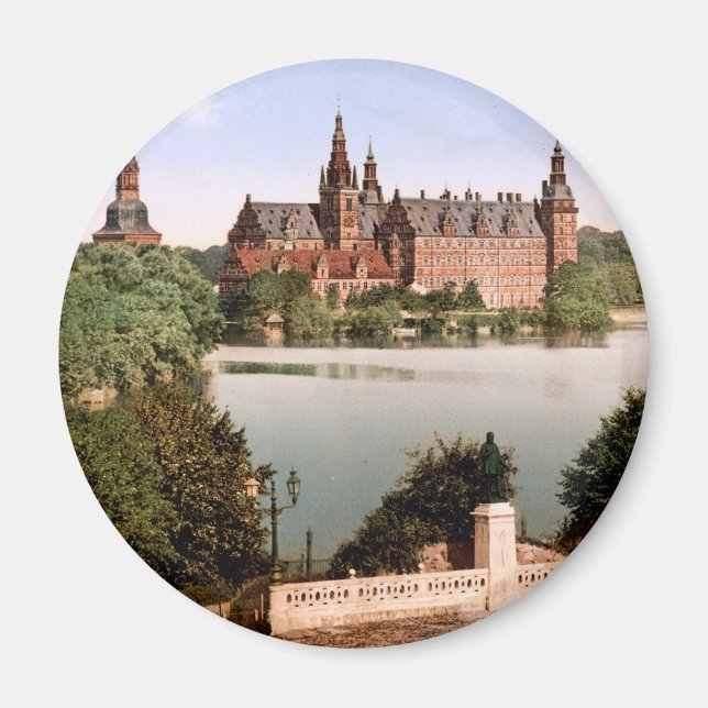 Fredriksborg Castle Köpenhamn Danmark Magnet (Framsidan)