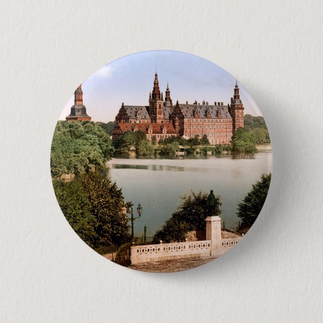 Fredriksborg slottKöpenhamn Danmark Knapp (Framsida)