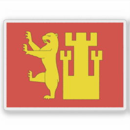 Fredrikstad flagga klistermärken