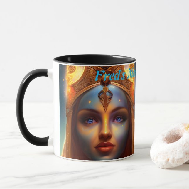 Fred's Morgon Caffeine Personlig Anpassade Mugg (Med munk)