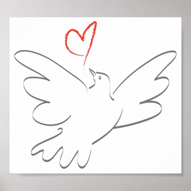 Freds och hjärtans födelse poster (Framsidan)