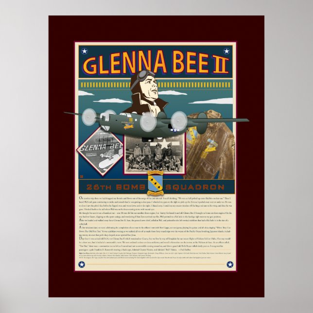 Fred's Story Glenna Bee II - Skriv ut Poster (Framsidan)