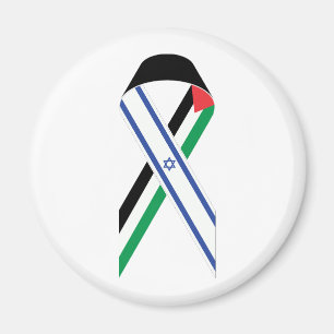 Fredsbandage för Israel och Palestina i flagga Magnet
