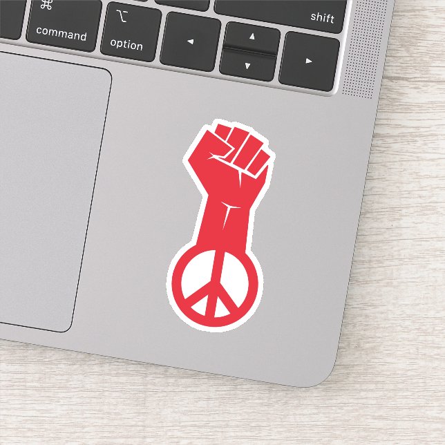 Fredsbekämpning Klistermärken (Detalj)