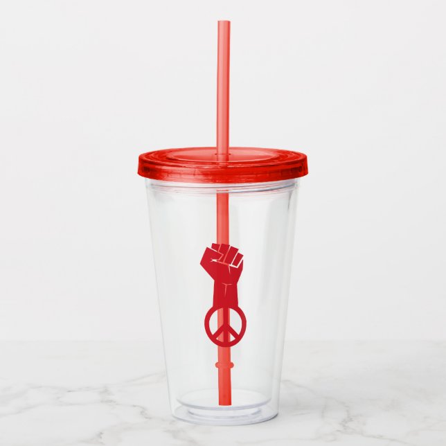 Fredsbekämpning Take Away Mugg (Framsida)