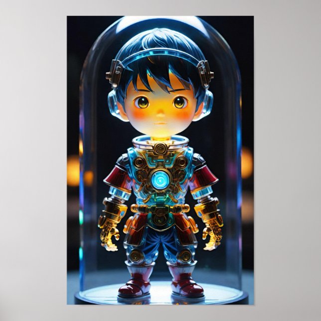 Fredsbevarande pojke poster (Framsidan)