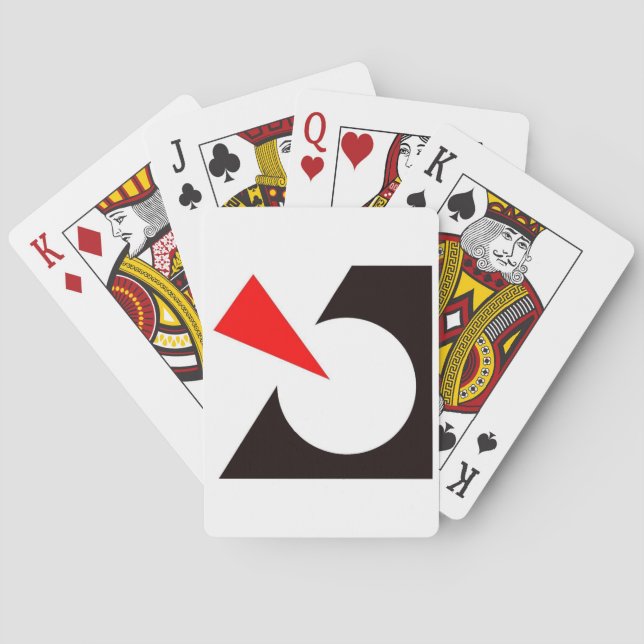 Fredsbevarare som leker kort kortlek (Baksidan)