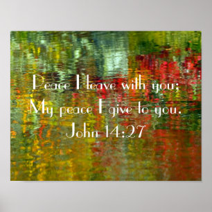 Fredsbibeln John 14:27 Poster