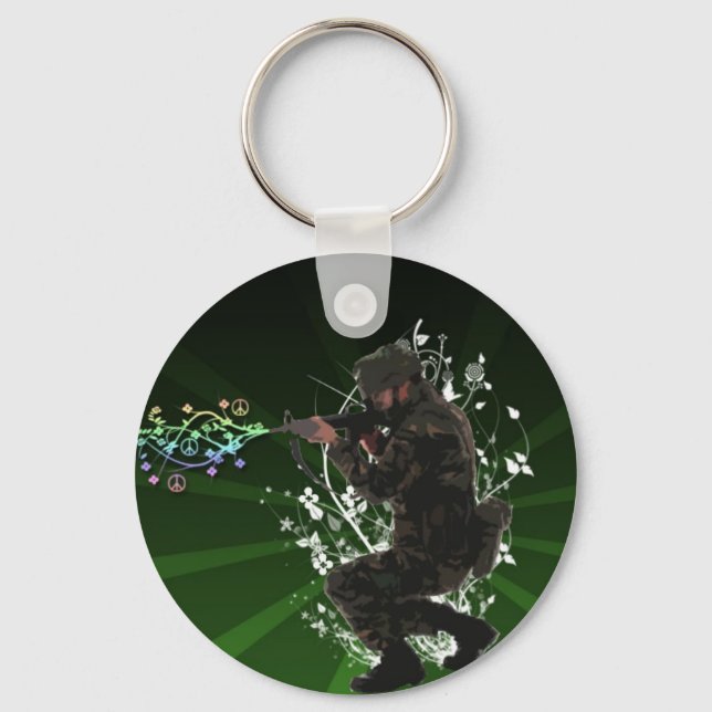 Fredsblaster Keychain Nyckelring (Framsida)