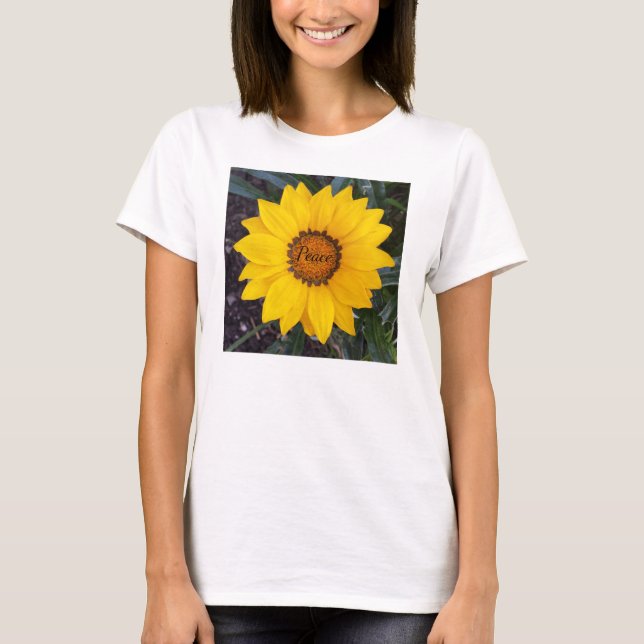 Fredsblomma Tank T-shirt (Framsida)
