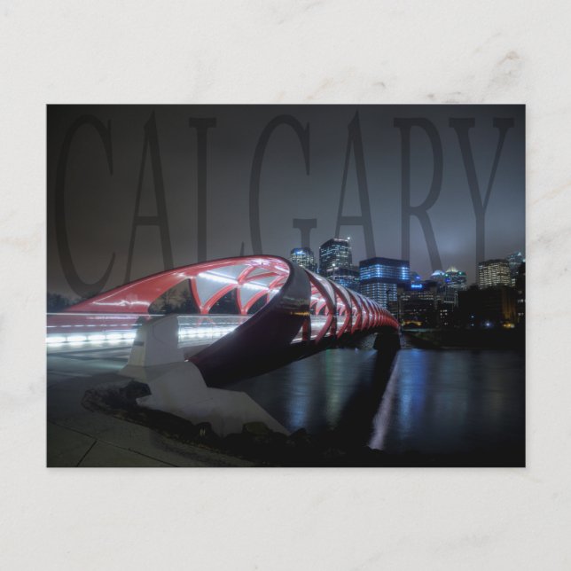 Fredsbron, Calgary Vykort (Framsida)