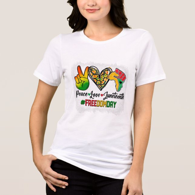 Fredsdagen den 18 juni 1865 i Kärlek T Shirt (Framsida)