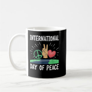 Fredsdagen i FN i internationell Kaffemugg