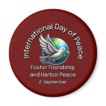 Fredsdagen i internationell. Foster Vänskap.