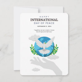 Fredsdagen i internationell julkort