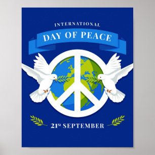 Fredsdagen i internationell poster